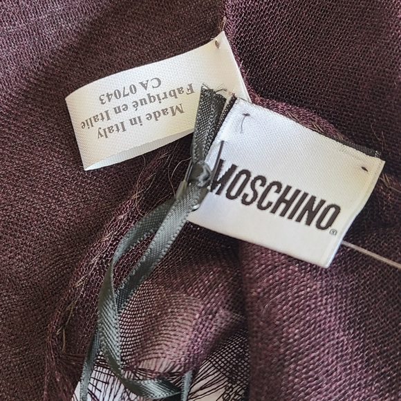Moschino Wool and Silk Scarf - Picture 3 of 6